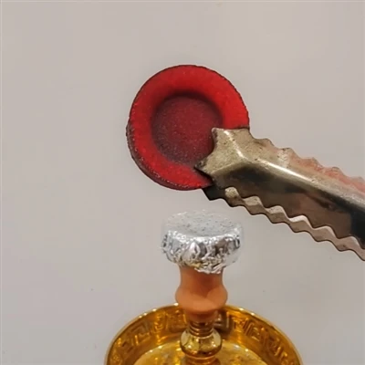 Application of fast burning charcoal