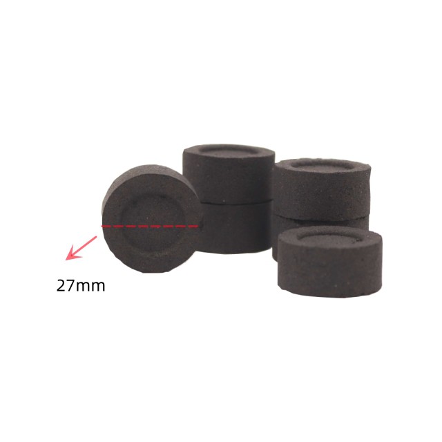 27mm charcoal round 27mm charcoal round